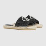 Gucci Women’s espadrille with crystal Interlocking G - Image 6